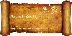 Muladi Zsolt névjegykártya