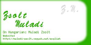 zsolt muladi business card